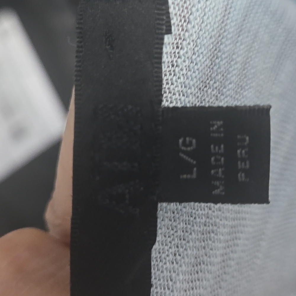 ATM Anthony Thomas Melillo Tie Dye 100% Cotton Blue Flounce Dress Sz Large - Picture 8 of 10